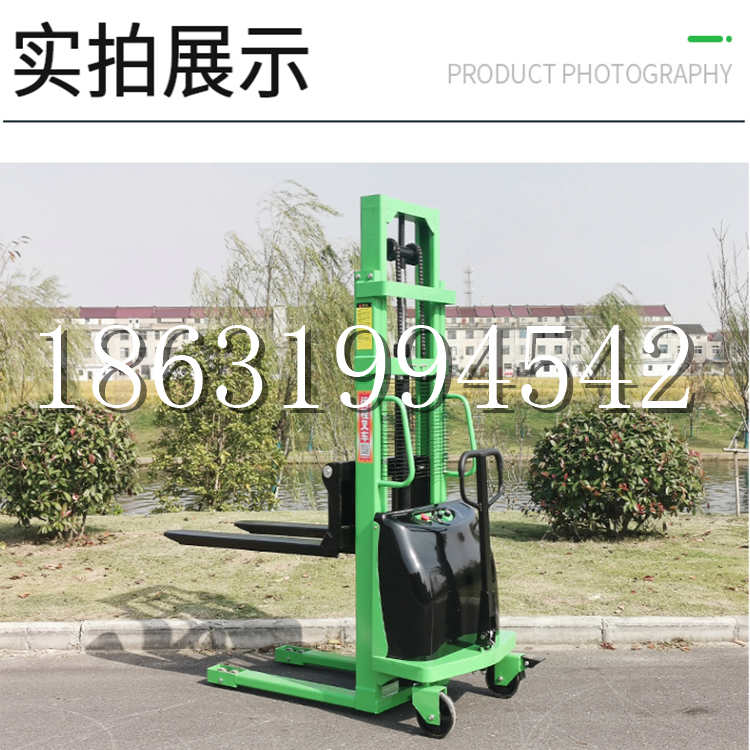 濮阳市电动叉车堆高车液压铲车电瓶1吨2吨站驾步行式小型全自动叉车